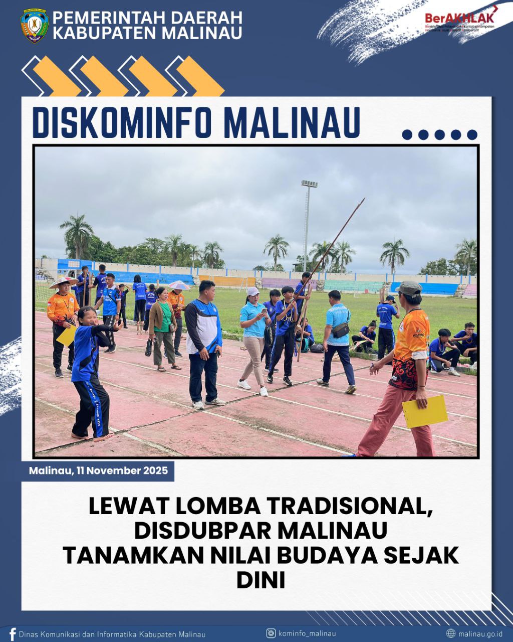 Lewat Lomba Tradisional, Disdubpar Malinau Tanamkan Nilai Budaya Sejak Dini