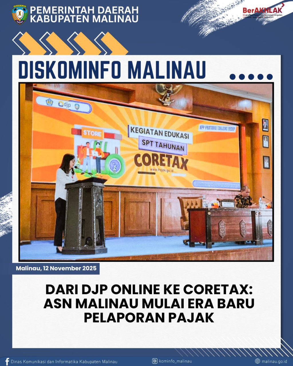 Dari DJP Online ke Coretax: ASN Malinau Mulai Era Baru Pelaporan Pajak