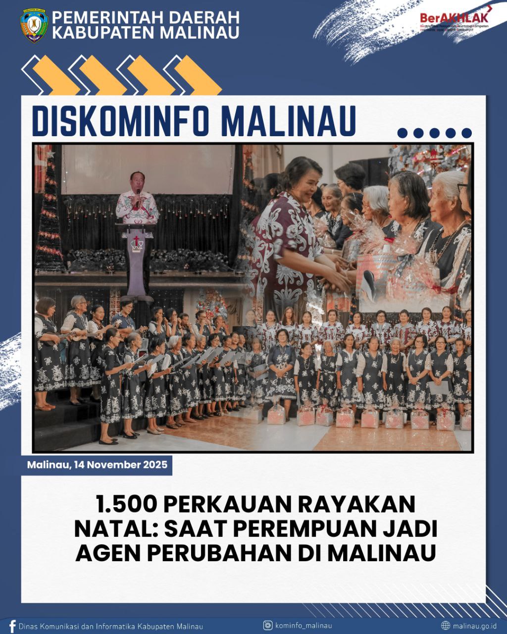 1.500 Perkauan Rayakan Natal: Saat Perempuan Jadi Agen Perubahan di Malinau