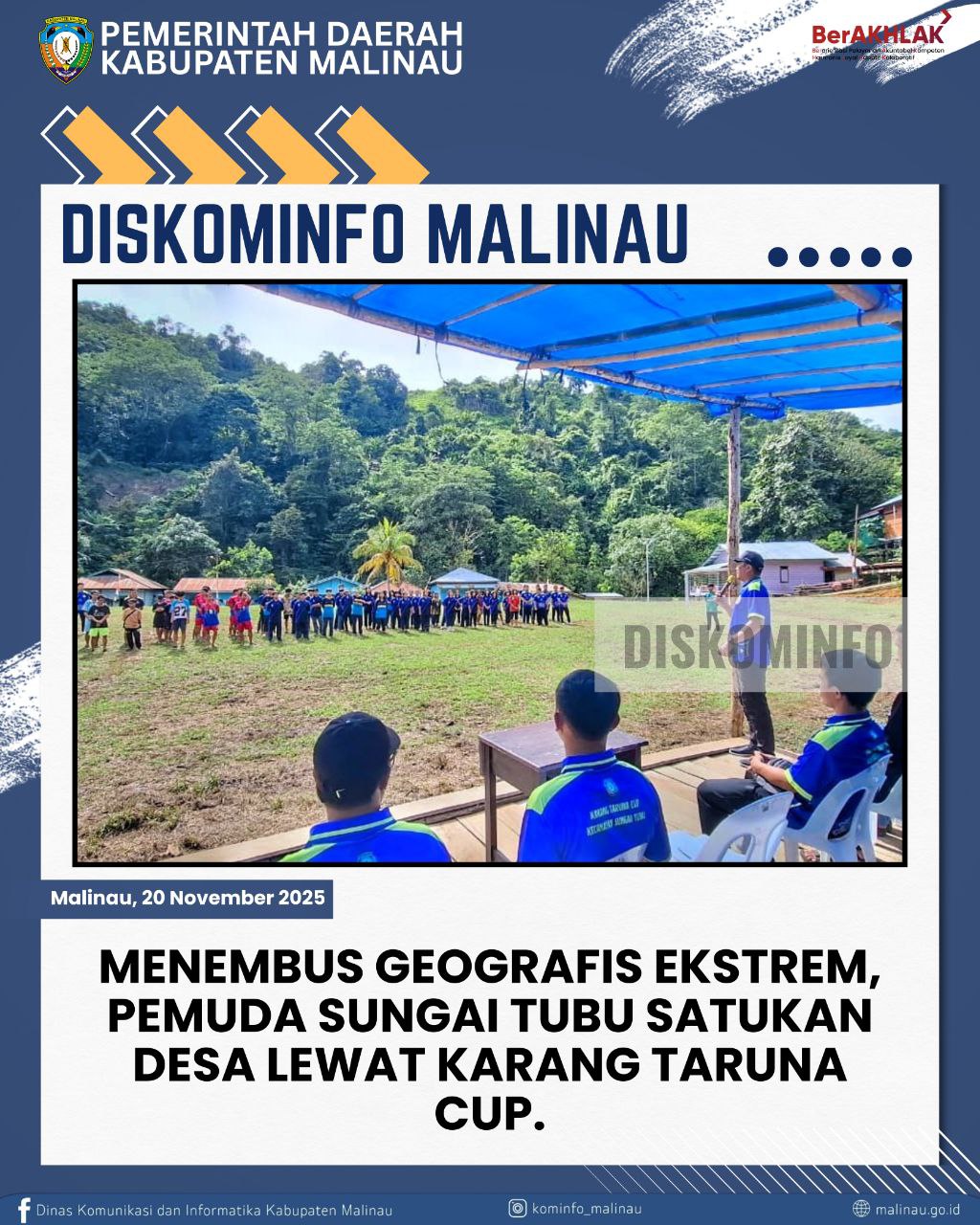 Menembus Geografis Ekstrem, Pemuda Sungai Tubu Satukan Desa Lewat Karang Taruna Cup
