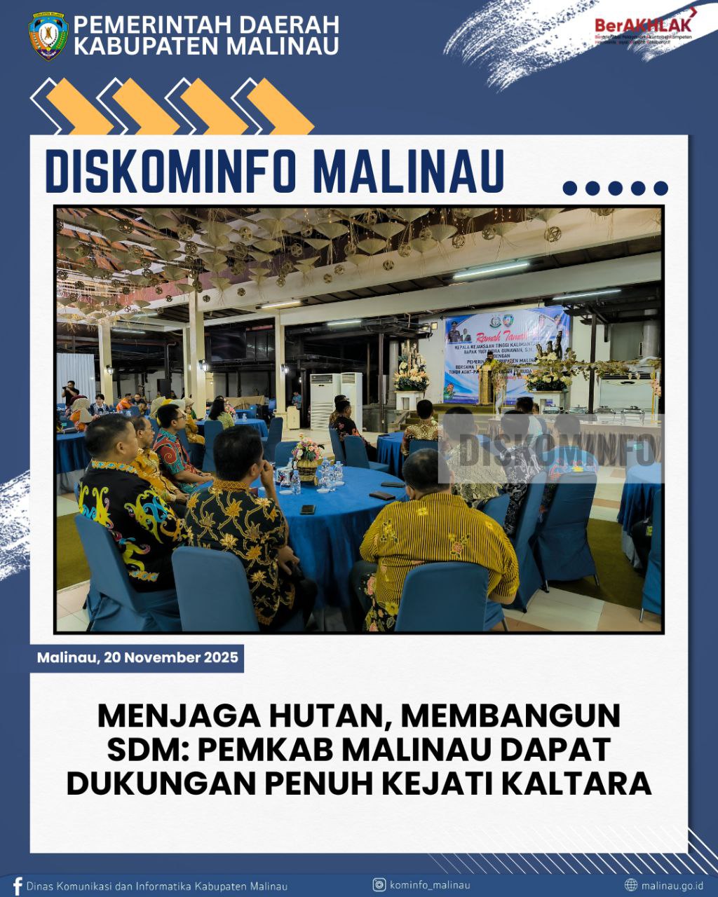 Menjaga Hutan, Membangun SDM: Pemkab Malinau Dapat Dukungan Penuh Kejati Kaltara