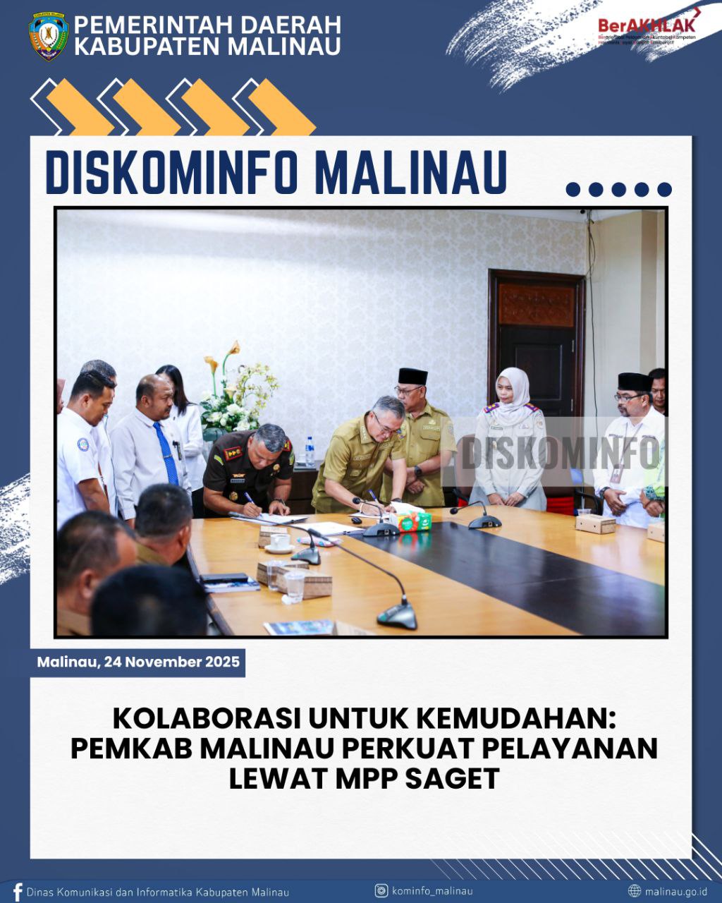 Kolaborasi untuk Kemudahan: Pemkab Malinau Perkuat Pelayanan Lewat MPP Saget