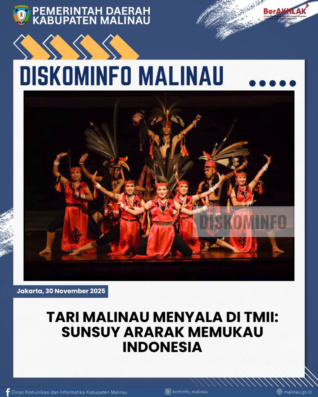 Tari Malinau Menyala di TMII: Sunsuy Ararak Memukau Indonesia