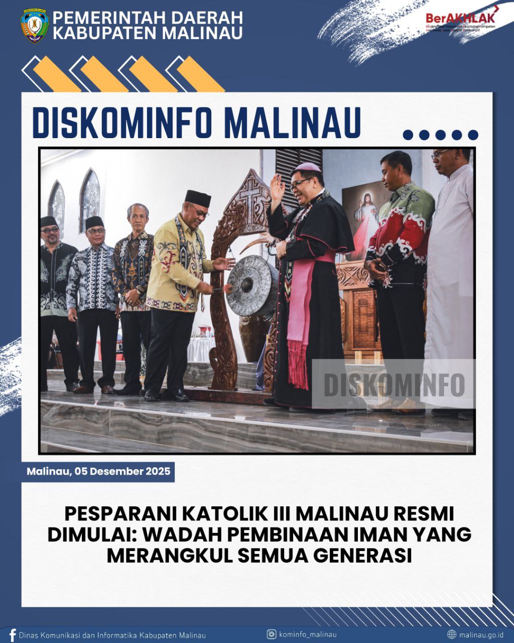 Pesparani Katolik III Malinau Resmi Dimulai: Wadah Pembinaan Iman yang Merangkul Semua Generasi
