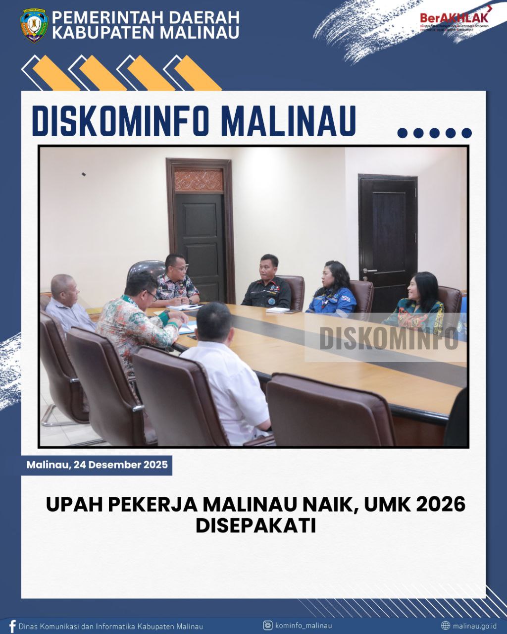 Upah Pekerja Malinau Naik, UMK 2026 Disepakati