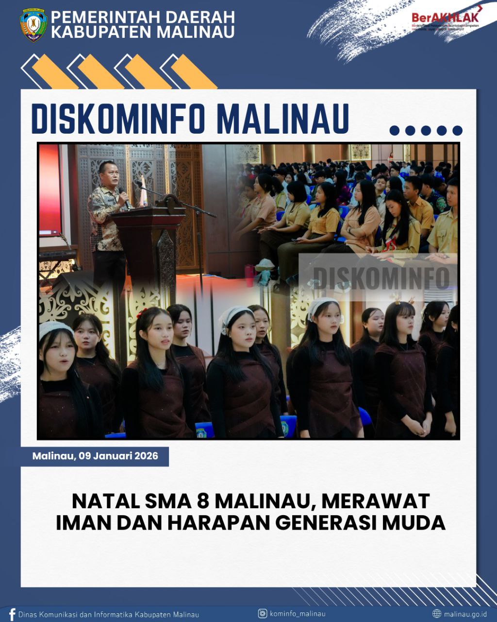 Natal SMA 8 Malinau, Merawat Iman dan Harapan Generasi Muda