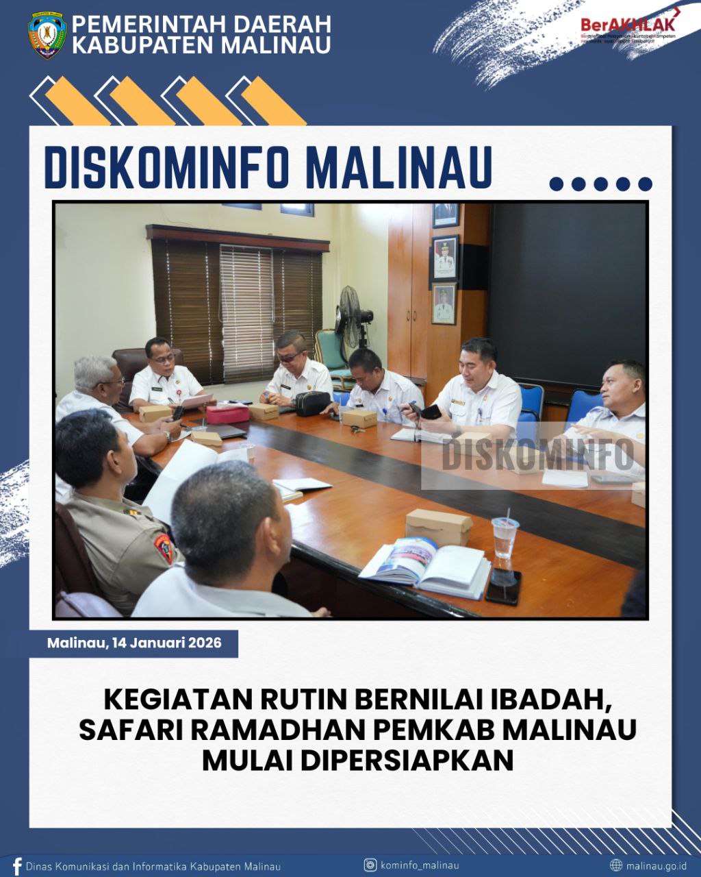 Kegiatan Rutin Bernilai Ibadah, Safari Ramadhan Pemkab Malinau Mulai Dipersiapkan