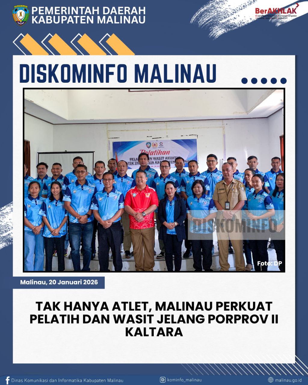 Tak Hanya Atlet, Malinau Perkuat Pelatih dan Wasit Jelang Porprov II Kaltara