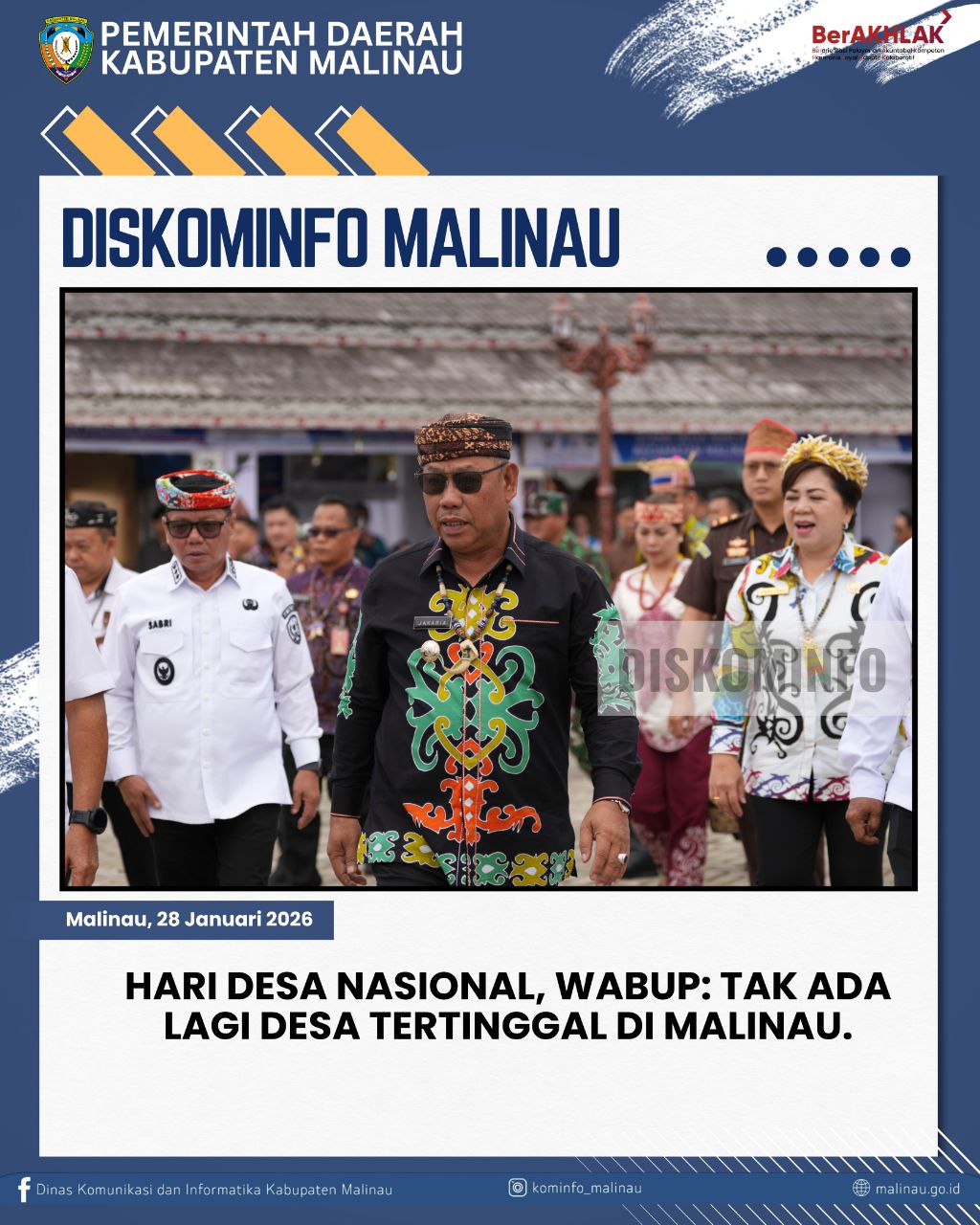 Hari Desa Nasional, Wabup: Tak Ada Lagi Desa Tertinggal Di Malinau