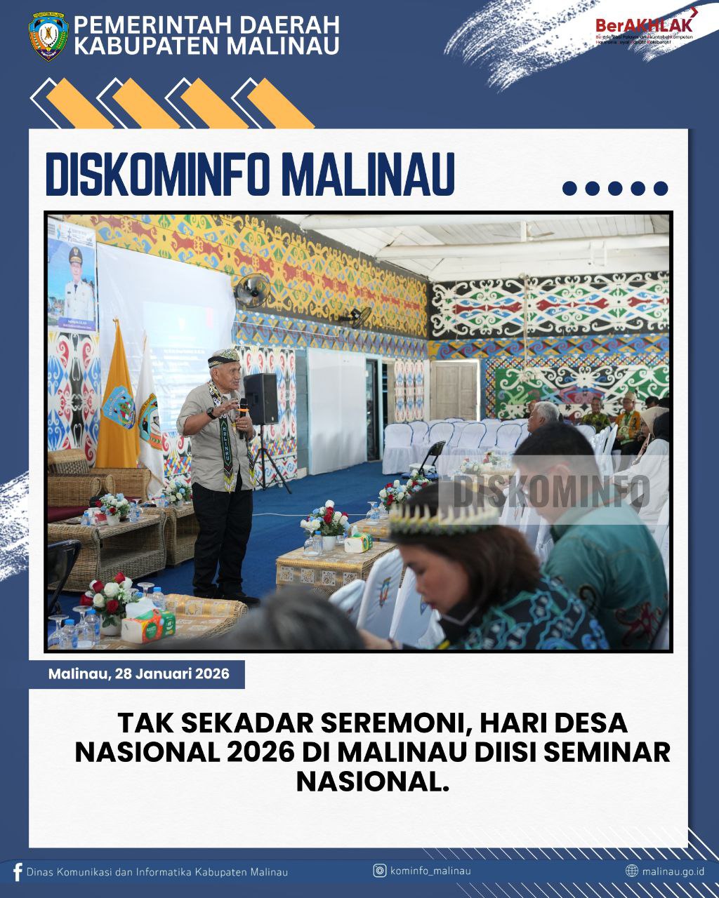 Tak Sekadar Seremoni, Hari Desa Nasional 2026 di Malinau Diisi Seminar Nasional