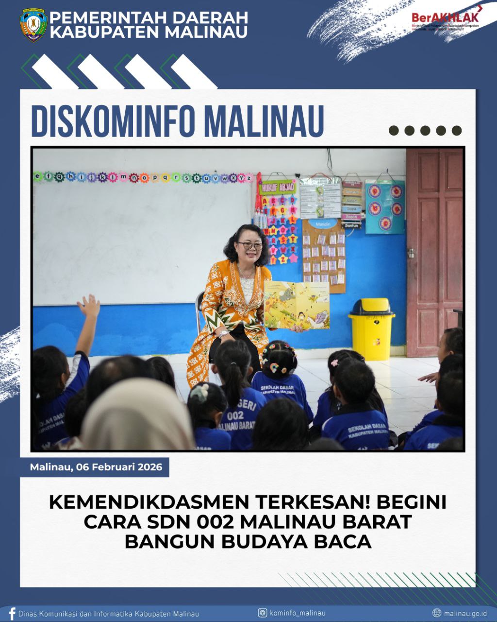 Kemendikdasmen Terkesan! Begini Cara SDN 002 Malinau Barat Bangun Budaya Baca