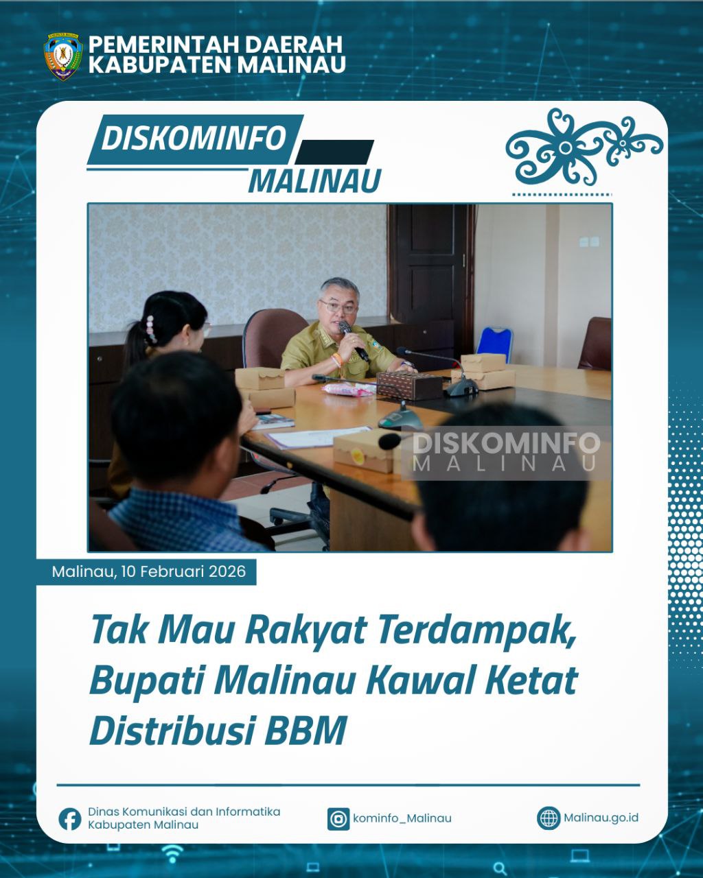 Tak Mau Rakyat Terdampak, Bupati Malinau Kawal Ketat Distribusi BBM
