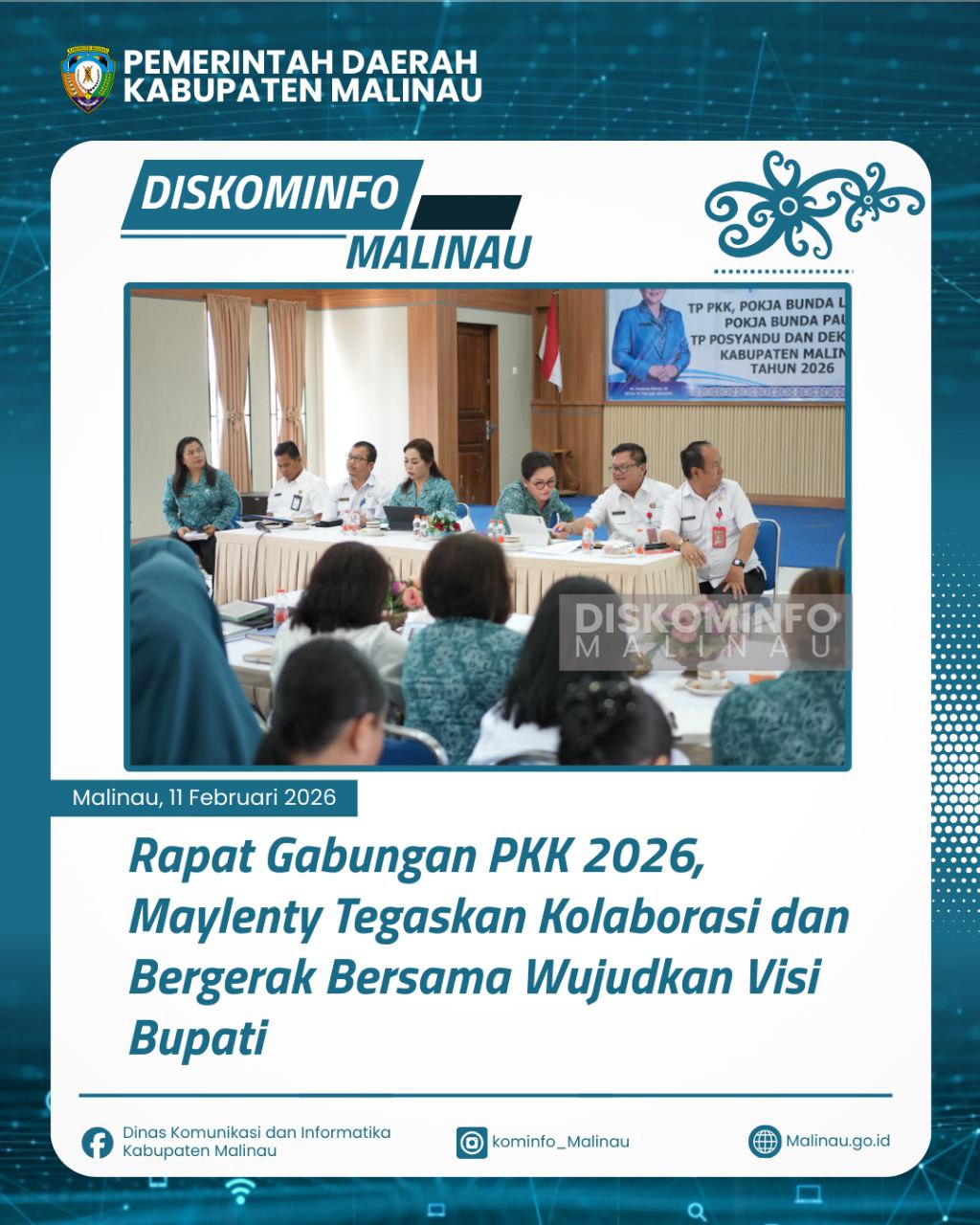 Rapat Gabungan PKK 2026, Maylenty Tegaskan Kolaborasi dan Bergerak Bersama Wujudkan Visi Bupati