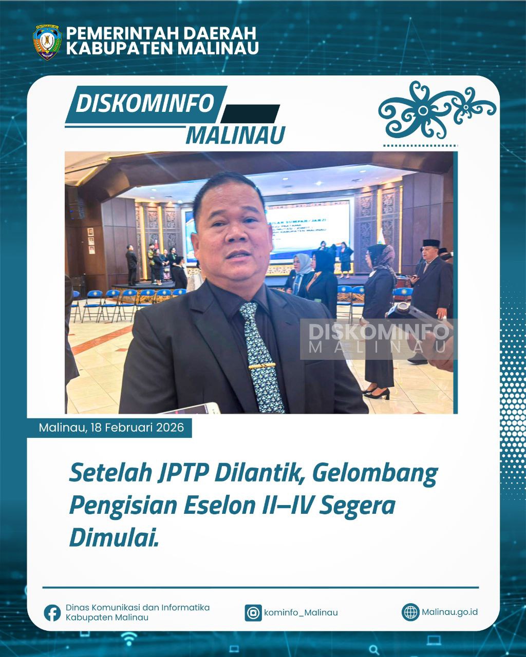 Setelah JPTP Dilantik, Gelombang Pengisian Eselon II–IV Segera Dimulai
