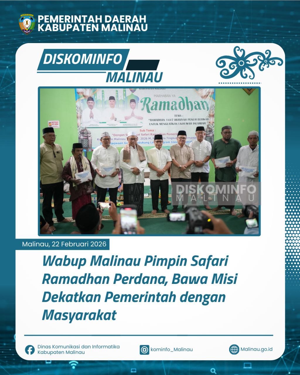 Wabup Malinau Pimpin Safari Ramadhan Perdana, Bawa Misi Dekatkan Pemerintah dengan Masyarakat 