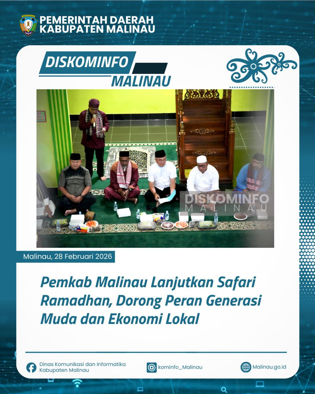 Pemkab Malinau Lanjutkan Safari Ramadhan, Dorong Peran Generasi Muda dan Ekonomi Lokal