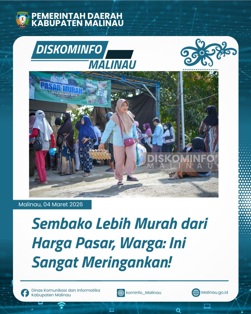 Sembako Lebih Murah dari Harga Pasar, Warga: Ini Sangat Meringankan!