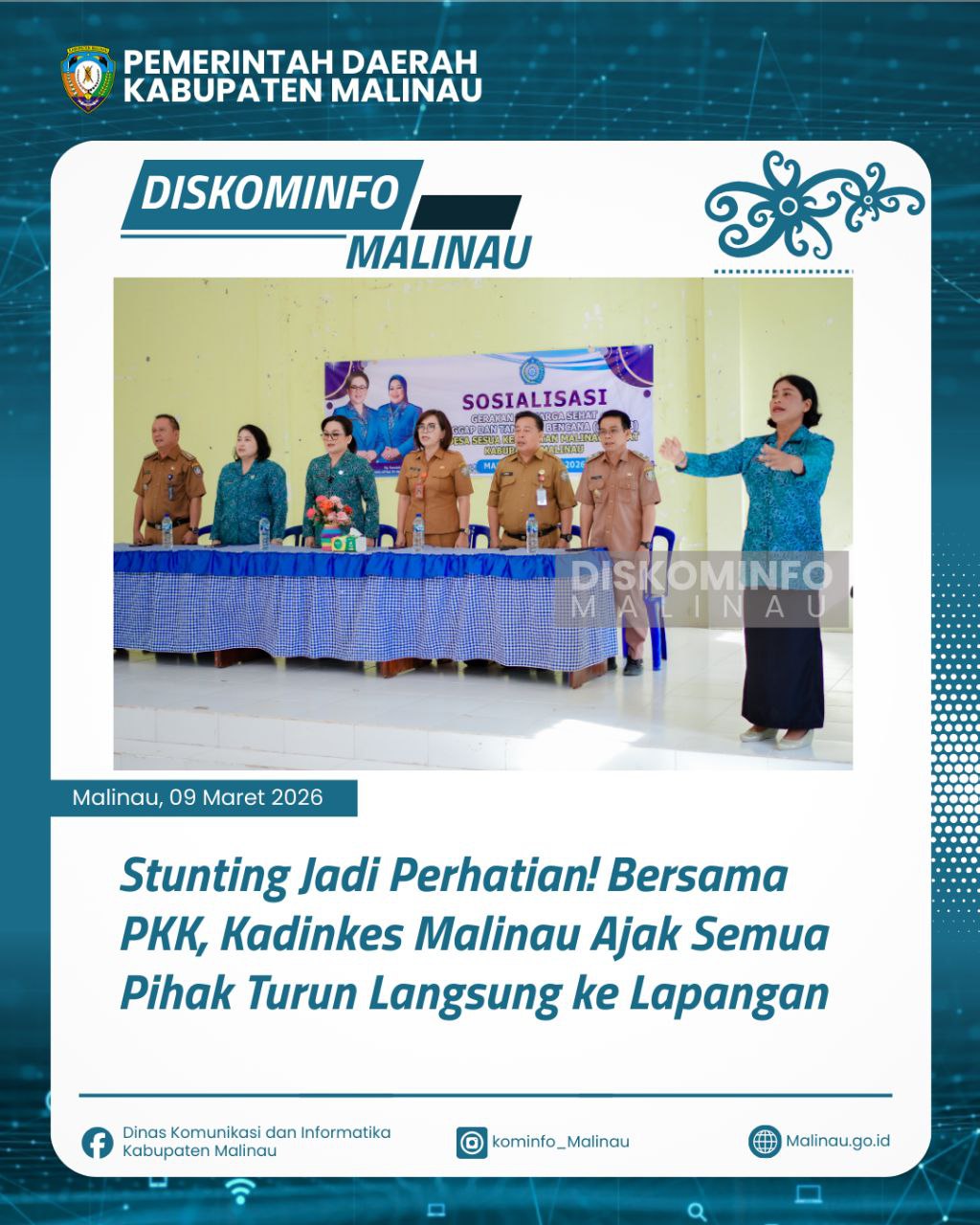 Stunting Jadi Perhatian! Bersama PKK, Kadinkes Malinau Ajak Semua Pihak Turun Langsung ke Lapangan