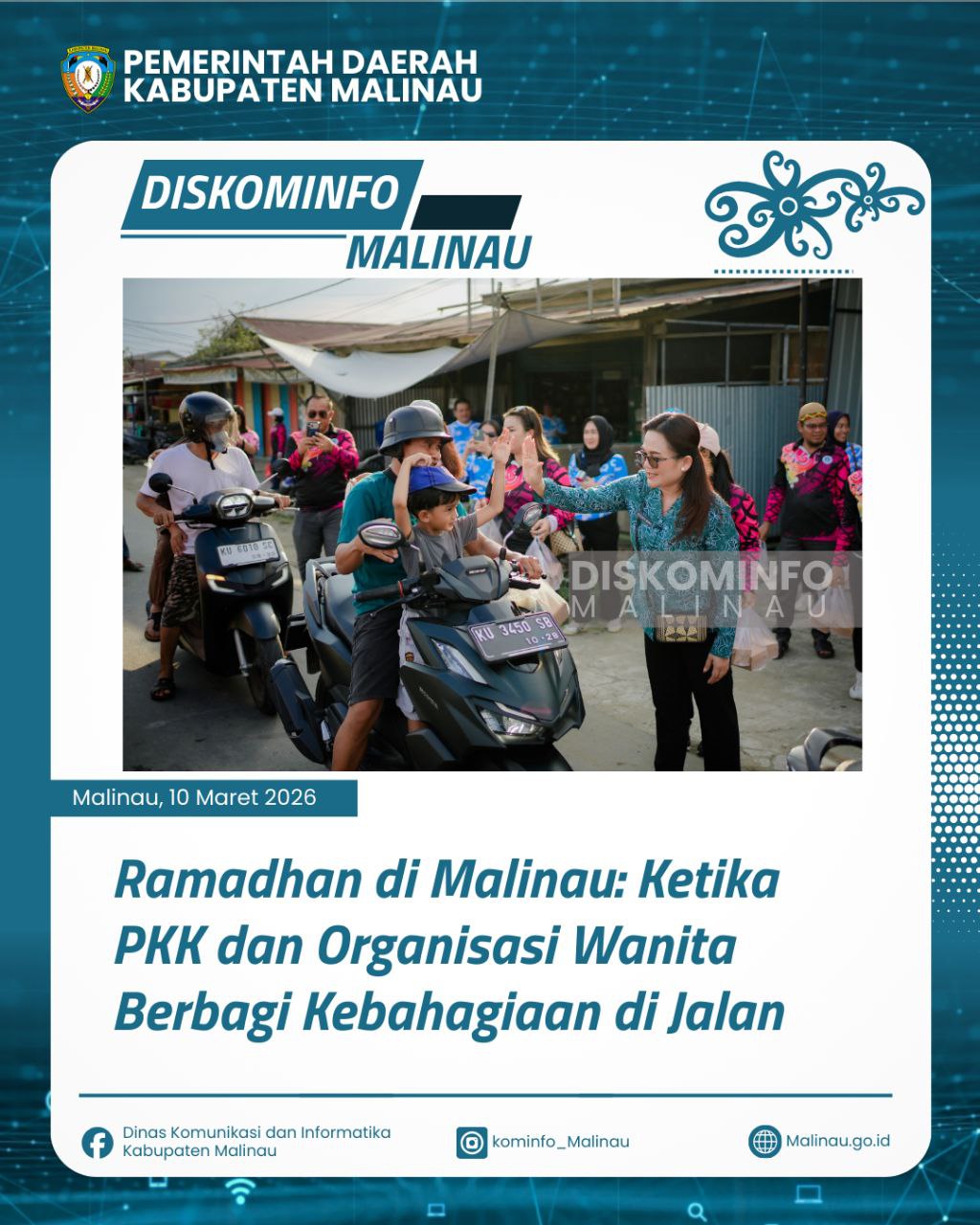 Ramadhan di Malinau: Ketika PKK dan Organisasi Wanita Berbagi Kebahagiaan di Jalan
