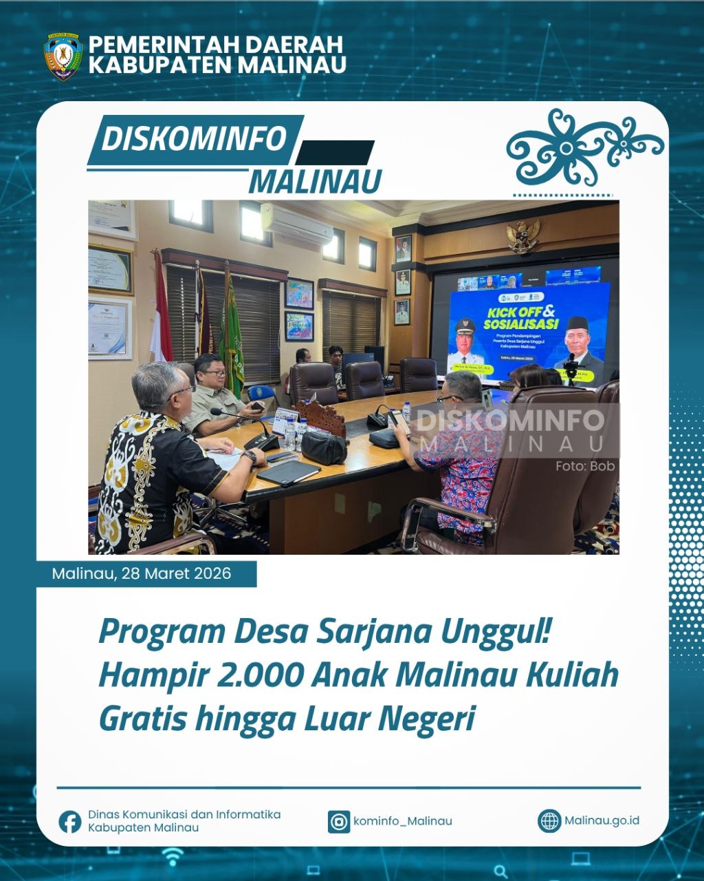 Program Desa Sarjana Unggul! Hampir 2.000 Anak Malinau Kuliah Gratis hingga Luar Negeri