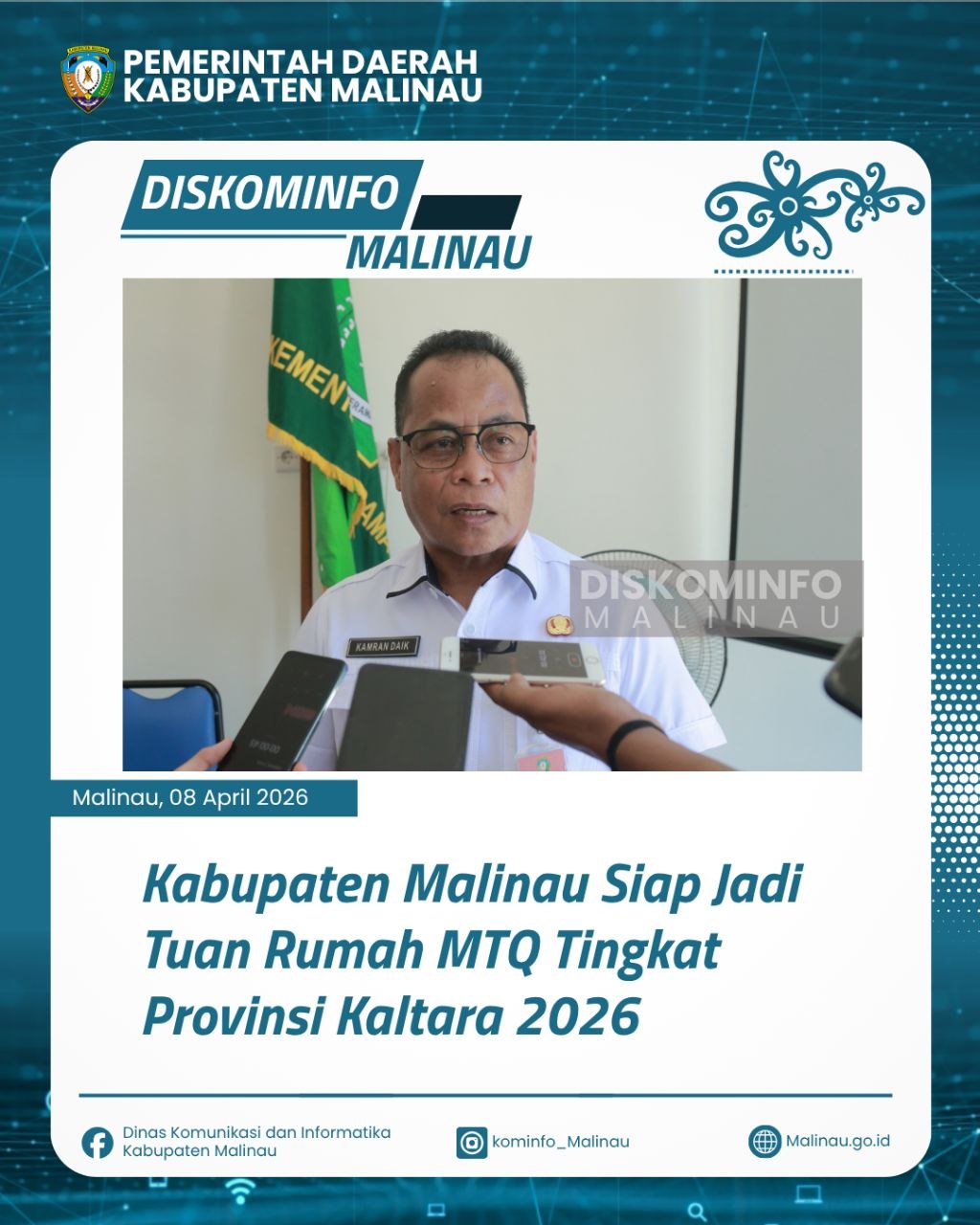 Kabupaten Malinau Siap Jadi Tuan Rumah MTQ Tingkat Provinsi Kaltara 2026
