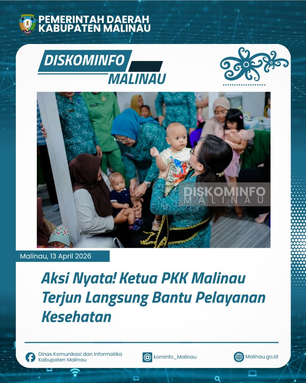 Aksi Nyata! Ketua PKK Malinau Terjun Langsung Bantu Pelayanan Kesehatan