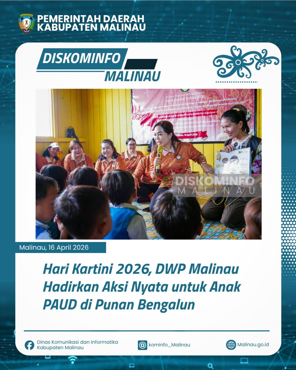 Hari Kartini 2026, DWP Malinau Hadirkan Aksi Nyata untuk Anak PAUD di Punan Bengalun