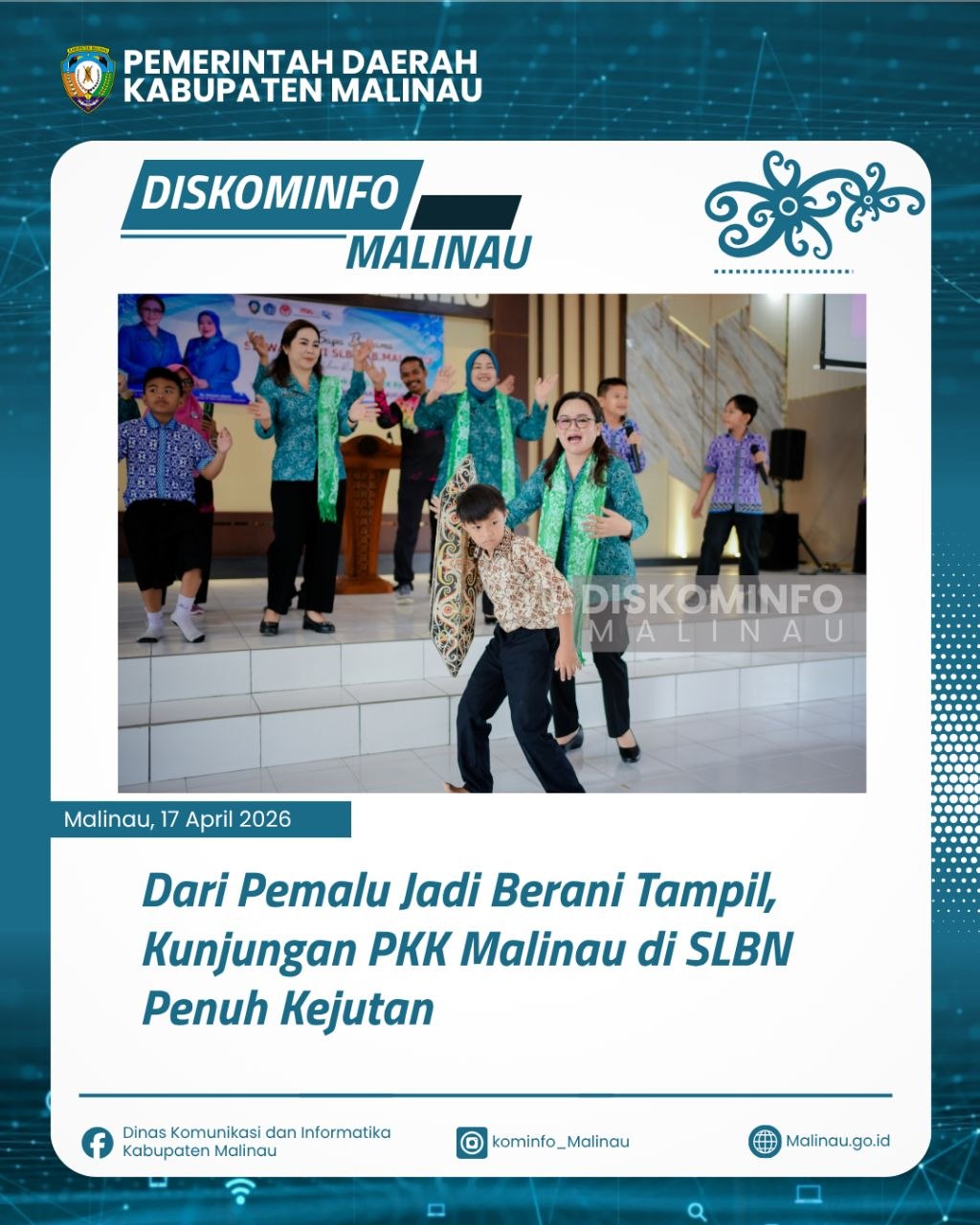 Dari Pemalu Jadi Berani Tampil, Kunjungan PKK Malinau di SLBN Penuh Kejutan