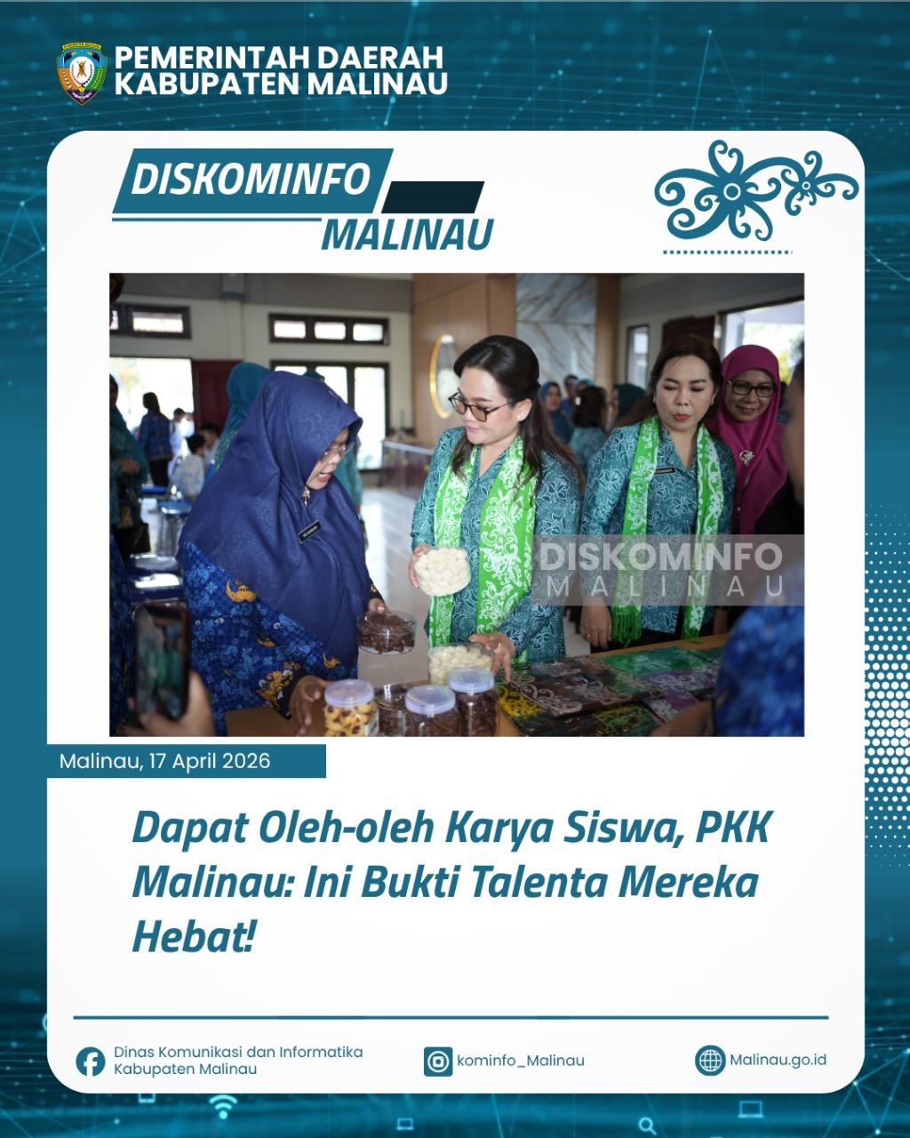 Dapat Oleh-oleh Karya Siswa, PKK Malinau: Ini Bukti Talenta Mereka Hebat!