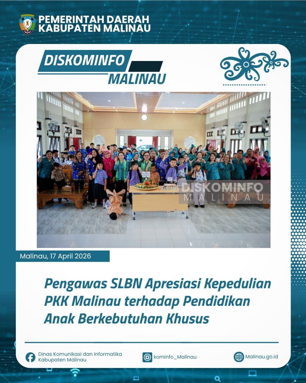 Pengawas SLBN Apresiasi Kepedulian PKK Malinau terhadap Pendidikan Anak Berkebutuhan Khusus