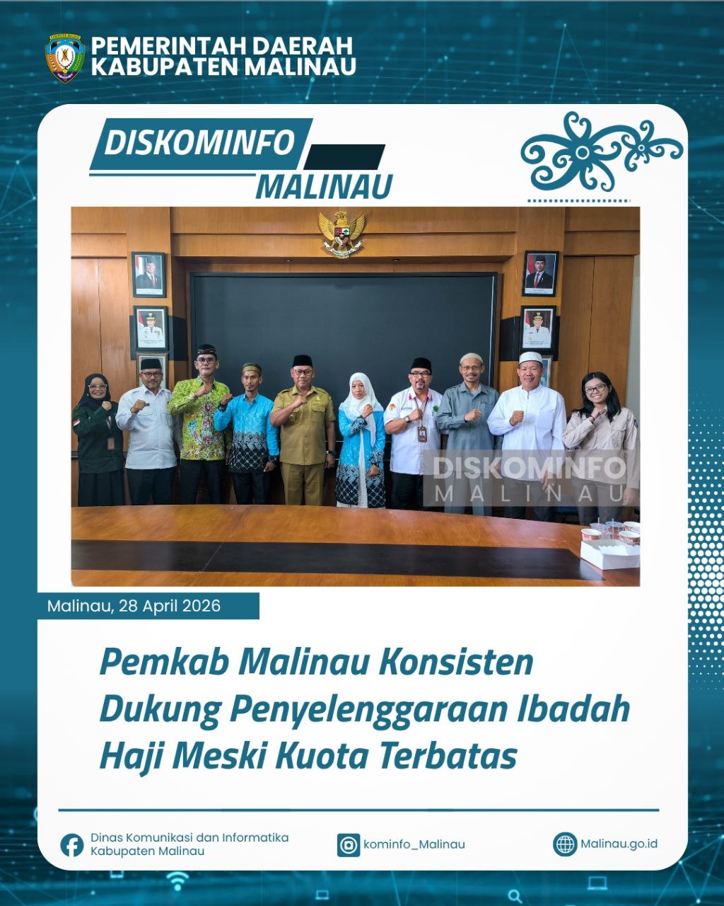 Pemkab Malinau Konsisten Dukung Penyelenggaraan Ibadah Haji Meski Kuota Terbatas