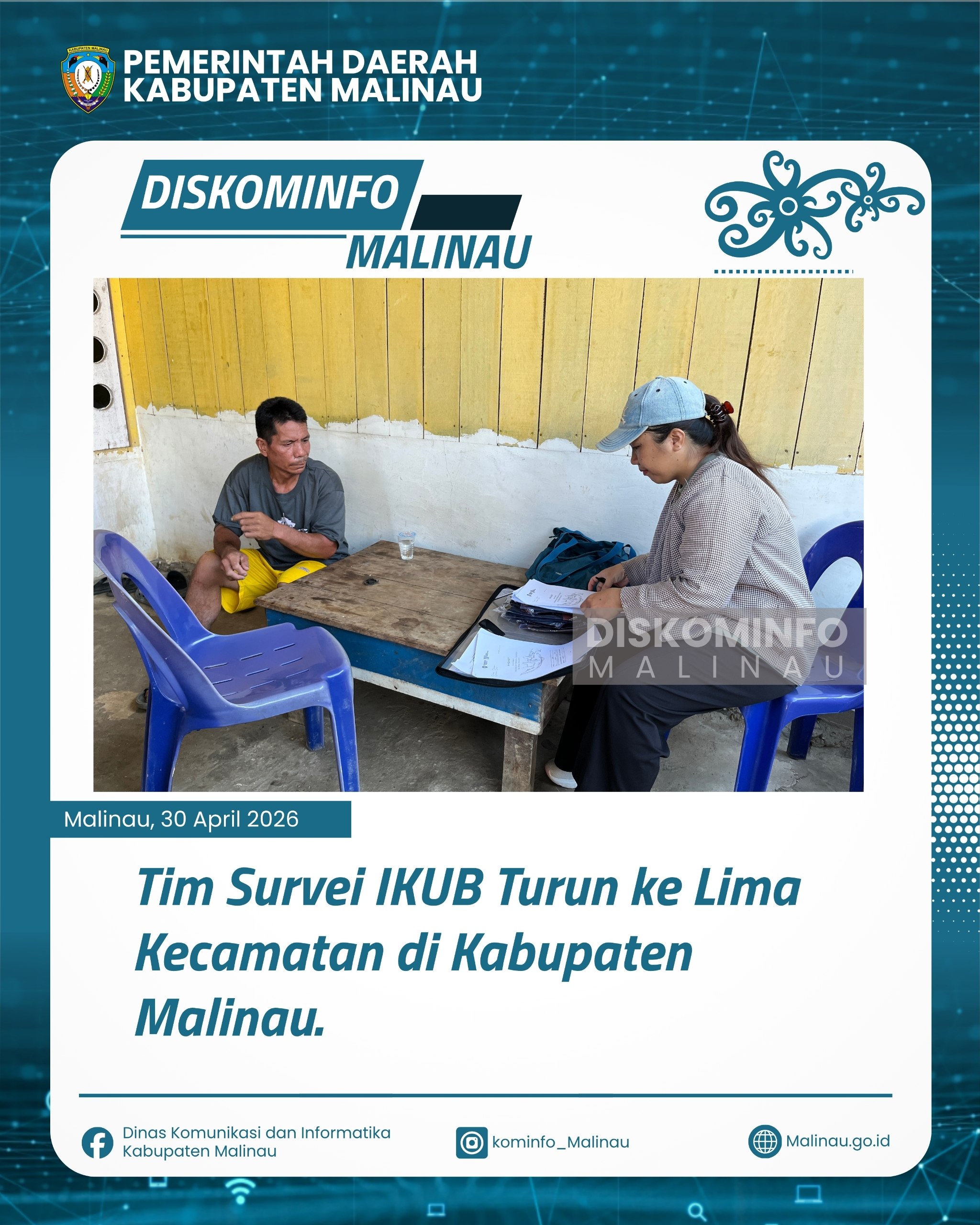 Tim Survei IKUB Turun ke Lima Kecamatan di Kabupaten Malinau