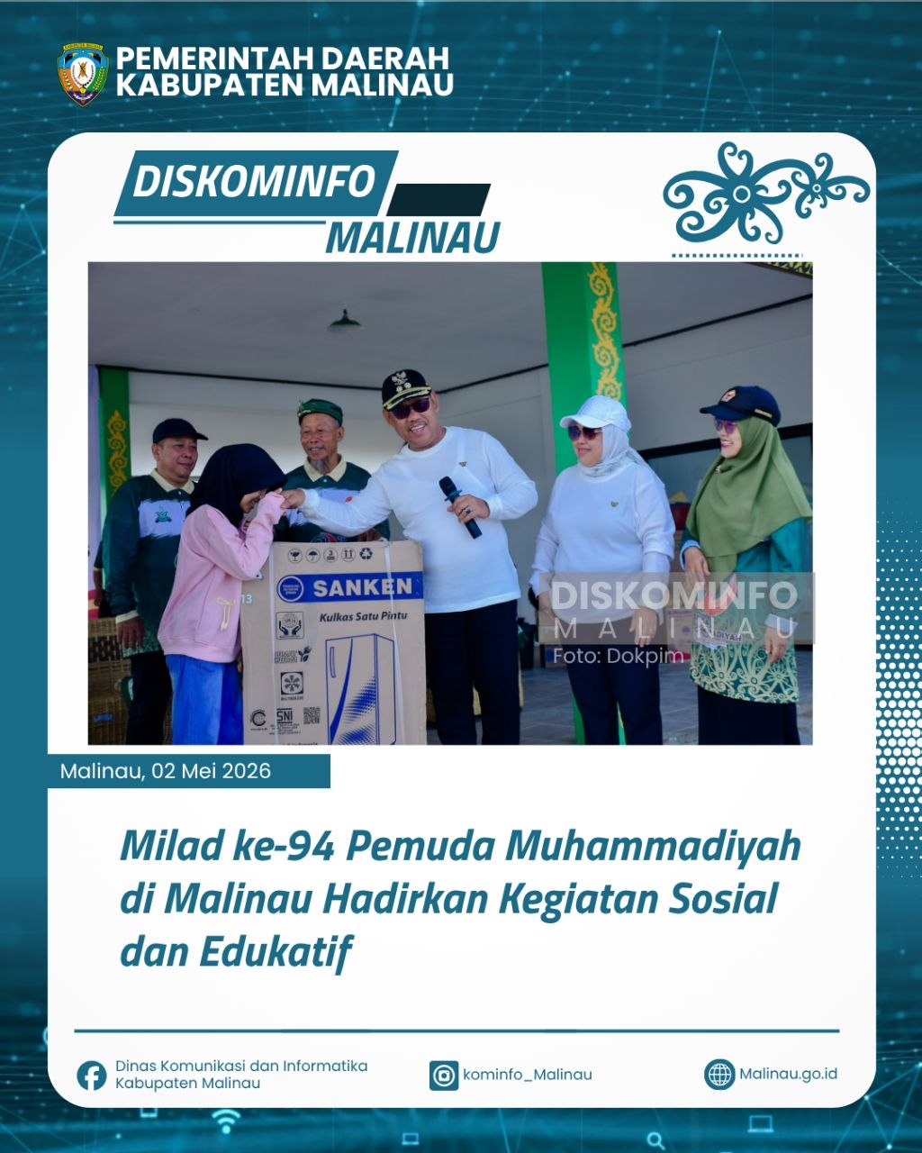 Milad ke-94 Pemuda Muhammadiyah di Malinau Hadirkan Kegiatan Sosial dan Edukatif