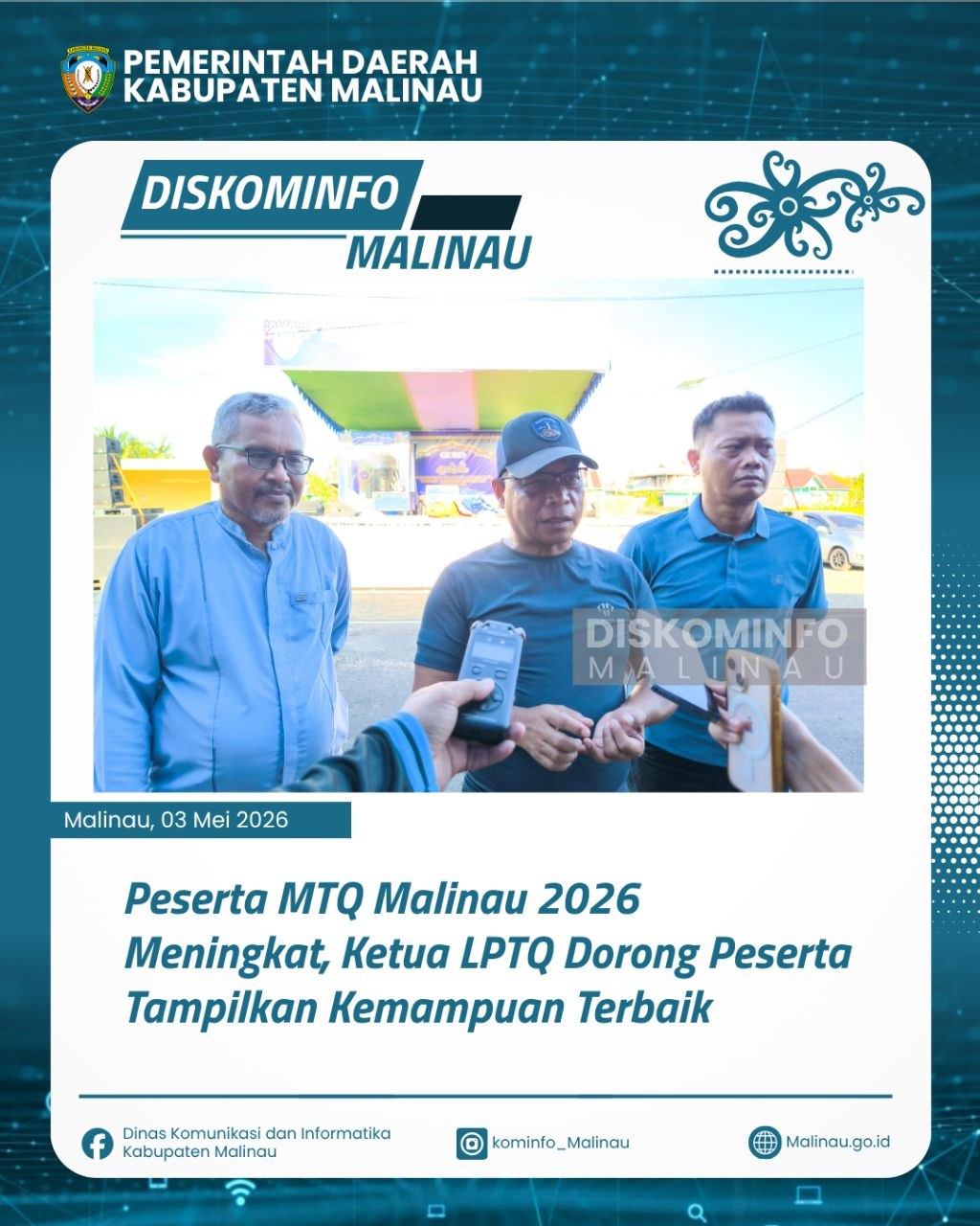 Peserta MTQ Malinau 2026 Meningkat, Ketua LPTQ Dorong Peserta Tampilkan Kemampuan Terbaik