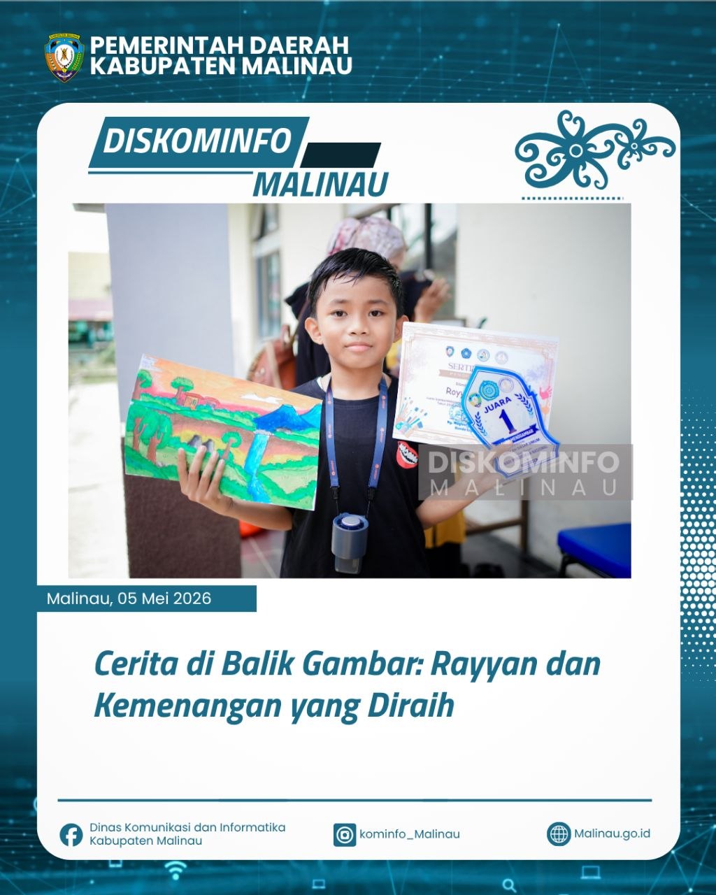 Cerita di Balik Gambar: Rayyan dan Kemenangan yang Diraih