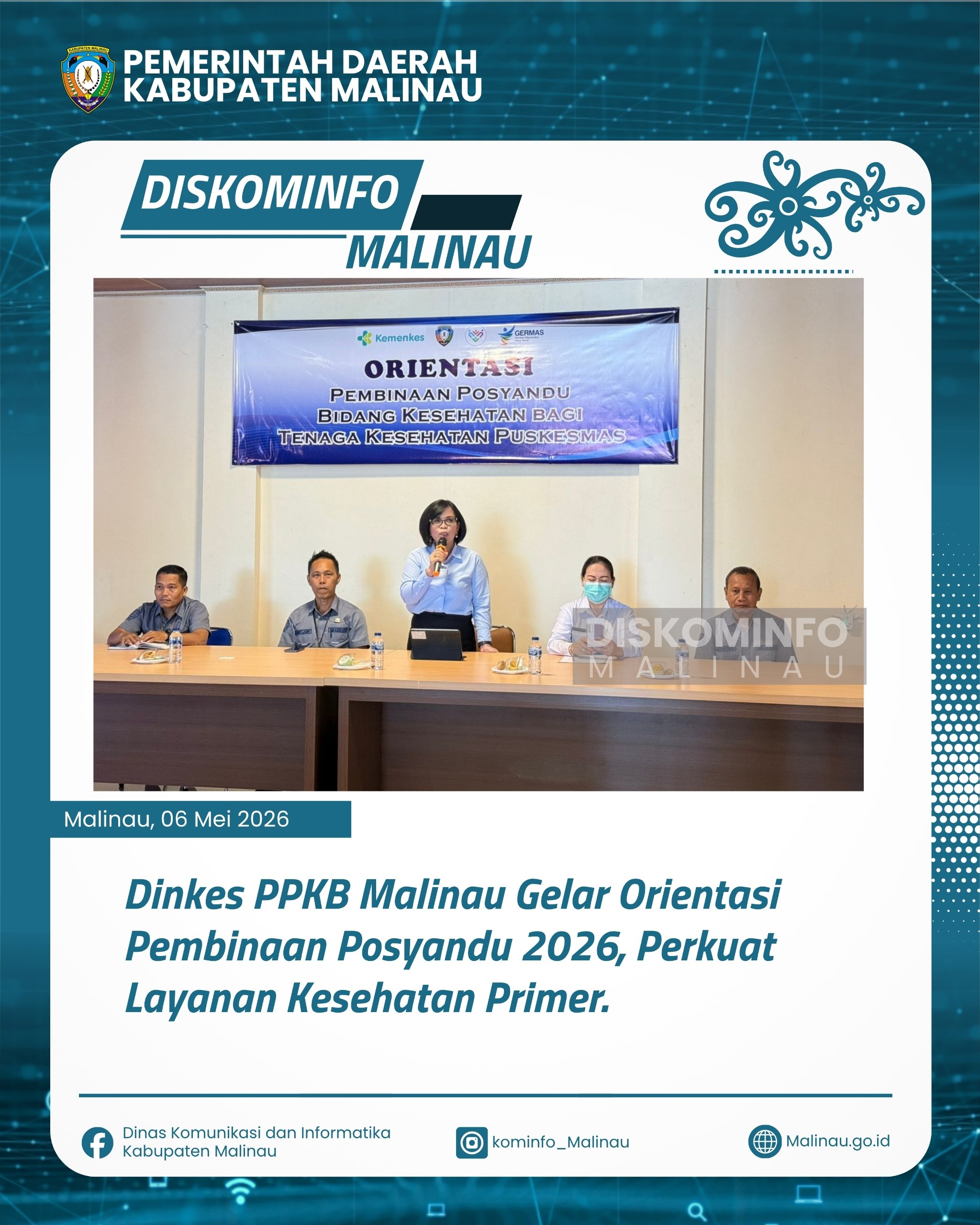 Dinkes PPKB Malinau Gelar Orientasi Pembinaan Posyandu 2026, Perkuat Layanan Kesehatan Primer