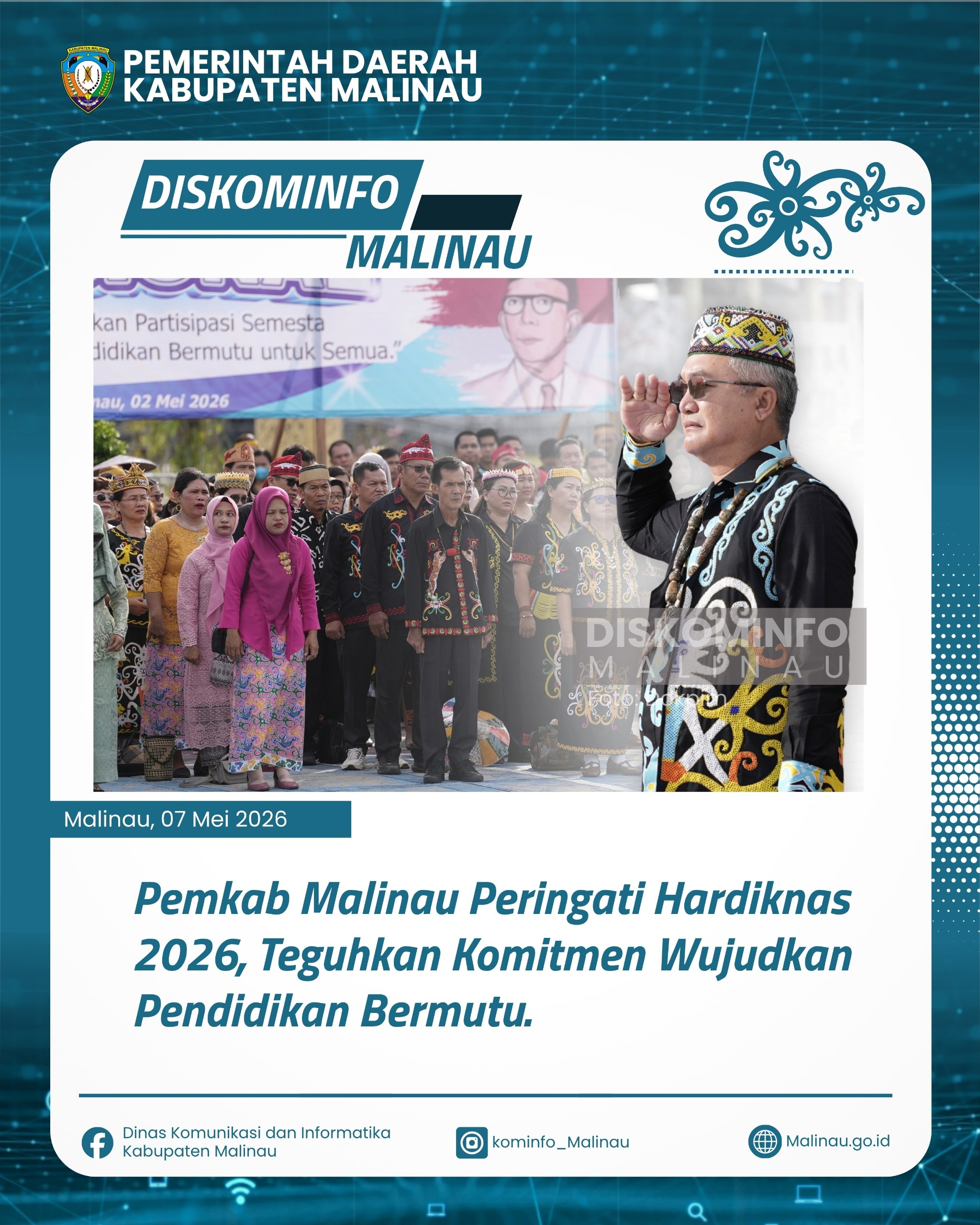 Pemkab Malinau Peringati Hardiknas 2026, Teguhkan Komitmen Wujudkan Pendidikan Bermutu