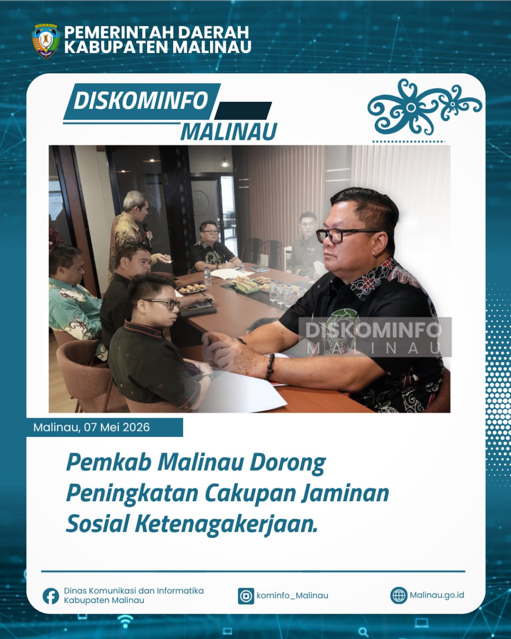 Pemkab Malinau Dorong Peningkatan Cakupan Jaminan Sosial Ketenagakerjaan