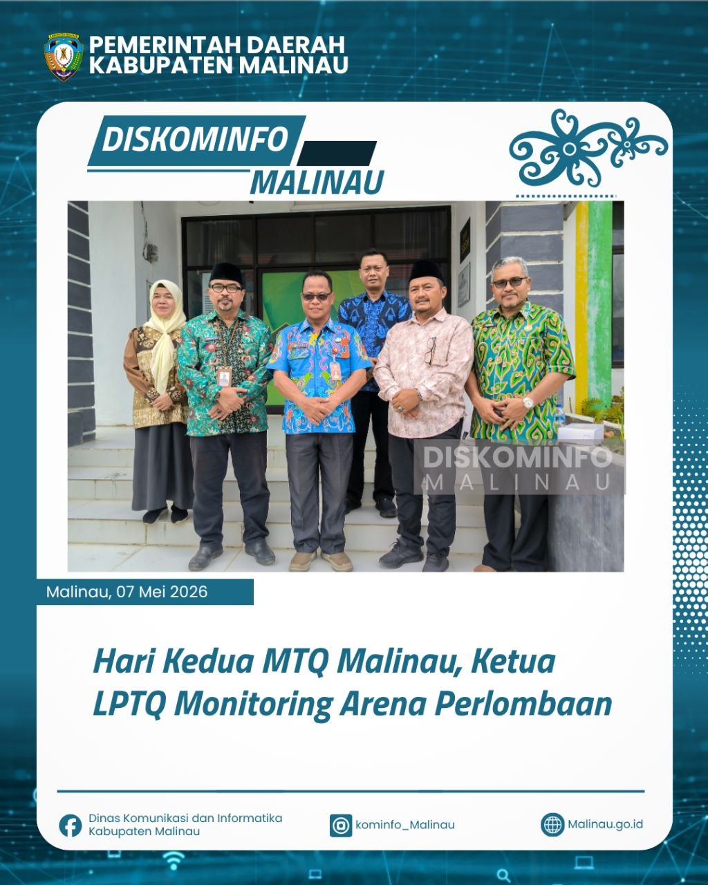 Hari Kedua MTQ Malinau, Ketua LPTQ Monitoring Arena Perlombaan
