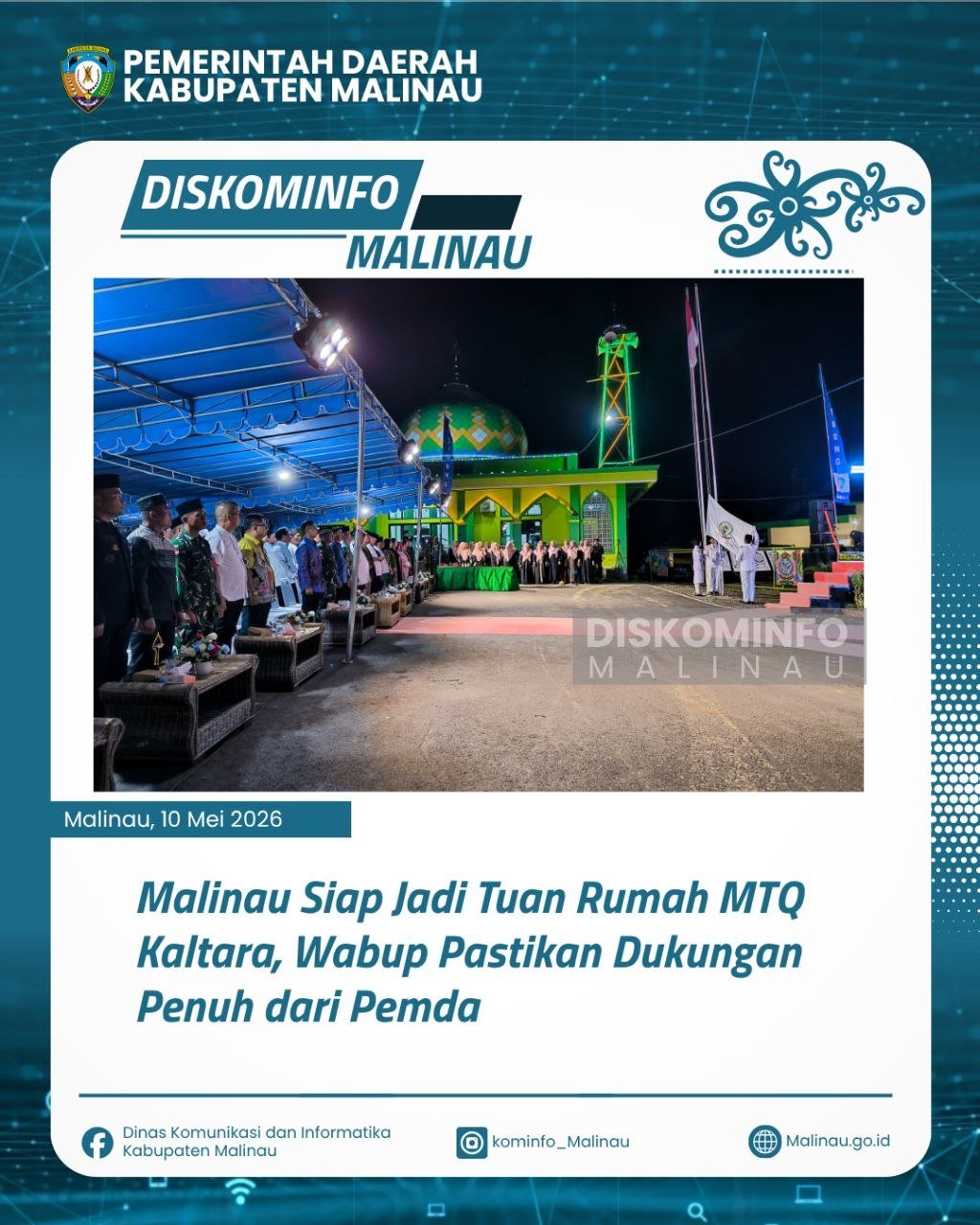 Malinau Siap Jadi Tuan Rumah MTQ Kaltara, Wabup Pastikan Dukungan Penuh dari Pemda