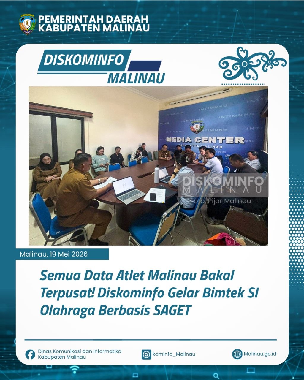 Semua Data Atlet Malinau Bakal Terpusat! Diskominfo Gelar Bimtek SI Olahraga Berbasis SAGET