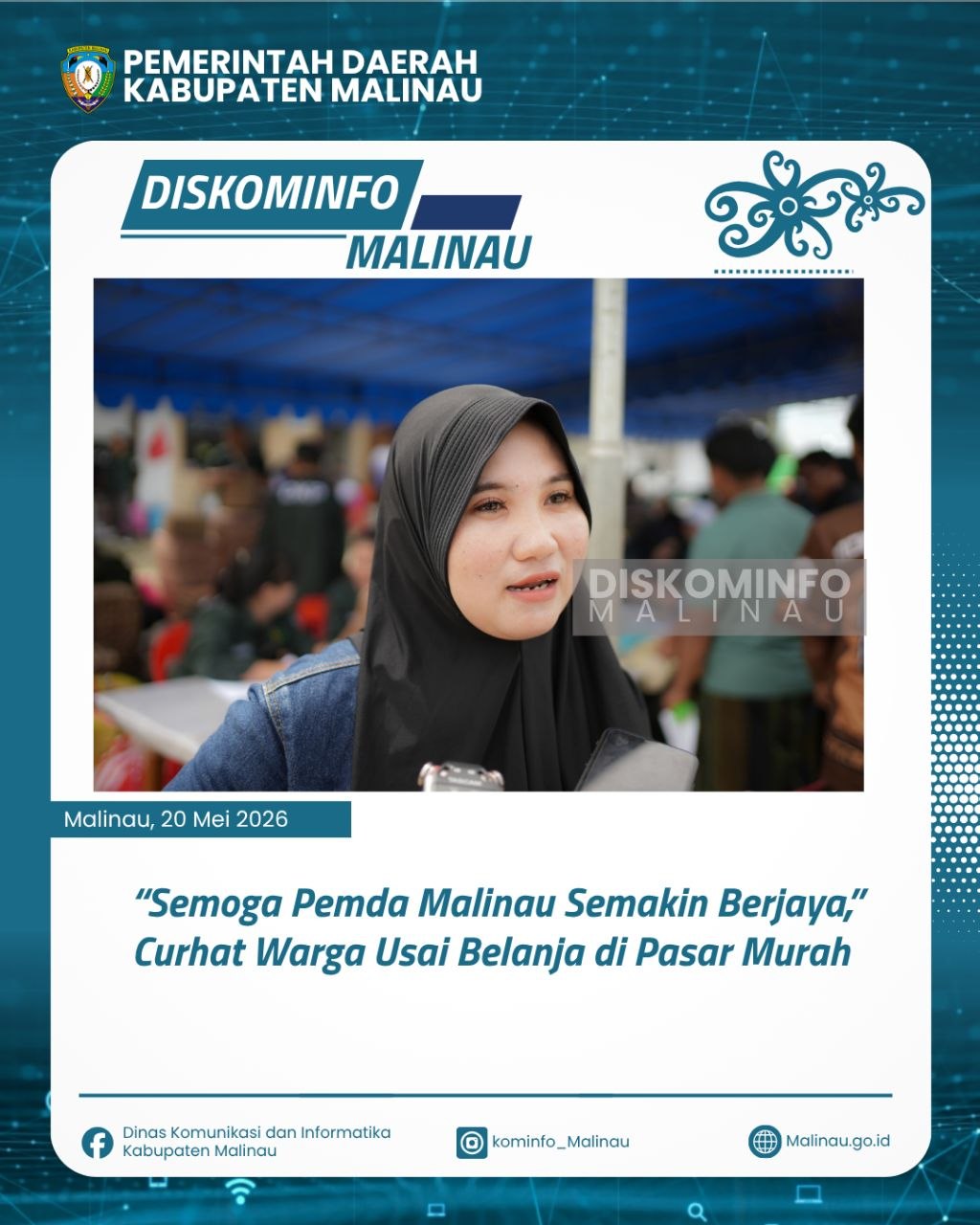 “Semoga Pemda Malinau Semakin Berjaya,” Curhat Warga Usai Belanja di Pasar Murah