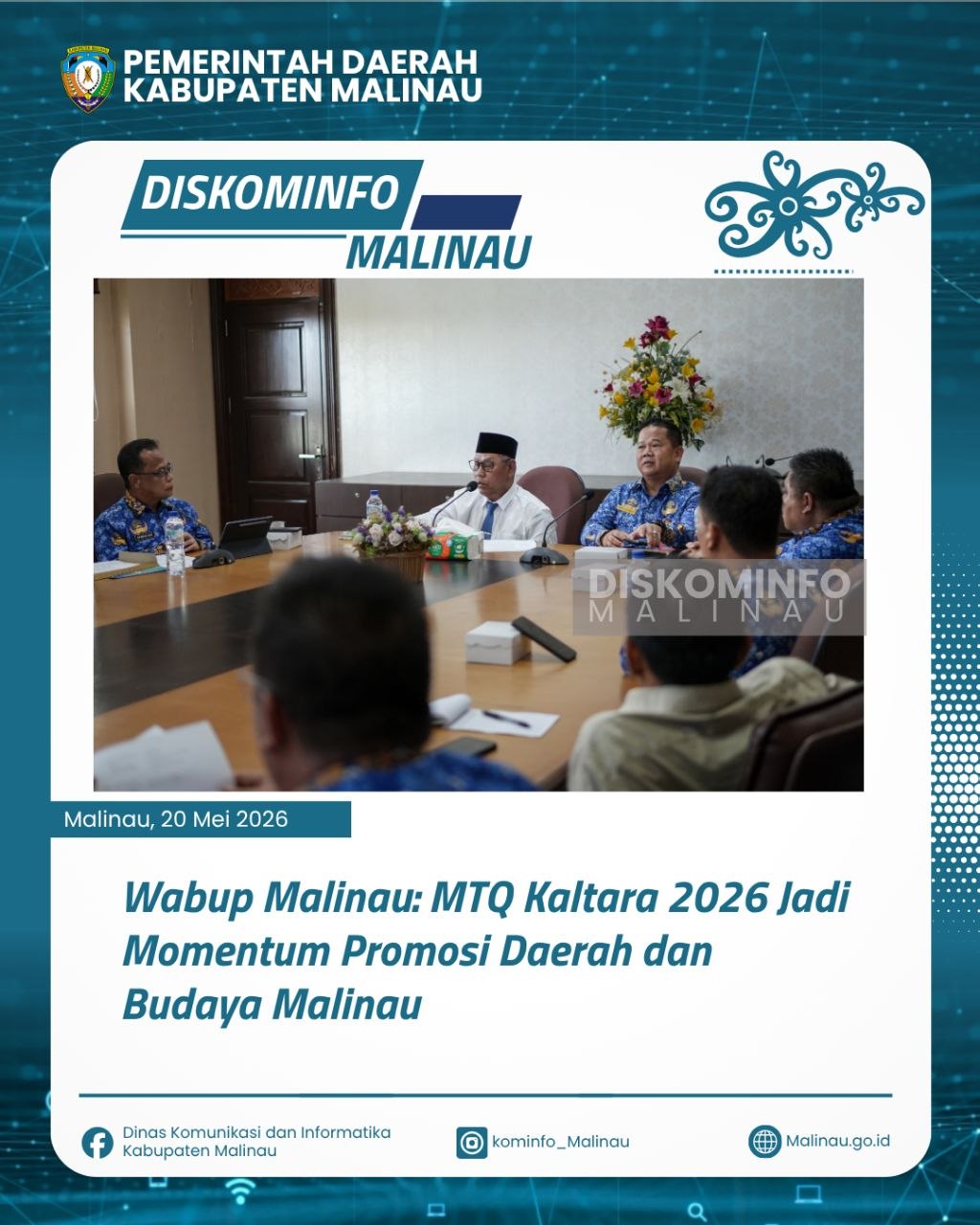 Wabup Malinau: MTQ Kaltara 2026 Jadi Momentum Promosi Daerah dan Budaya Malinau