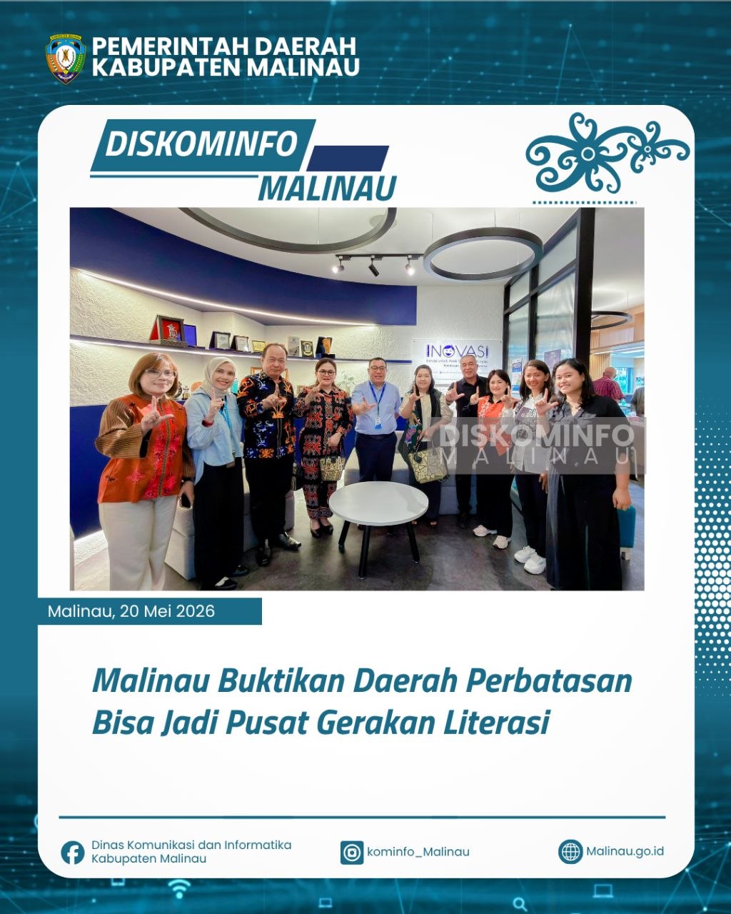 Malinau Buktikan Daerah Perbatasan Bisa Jadi Pusat Gerakan Literasi