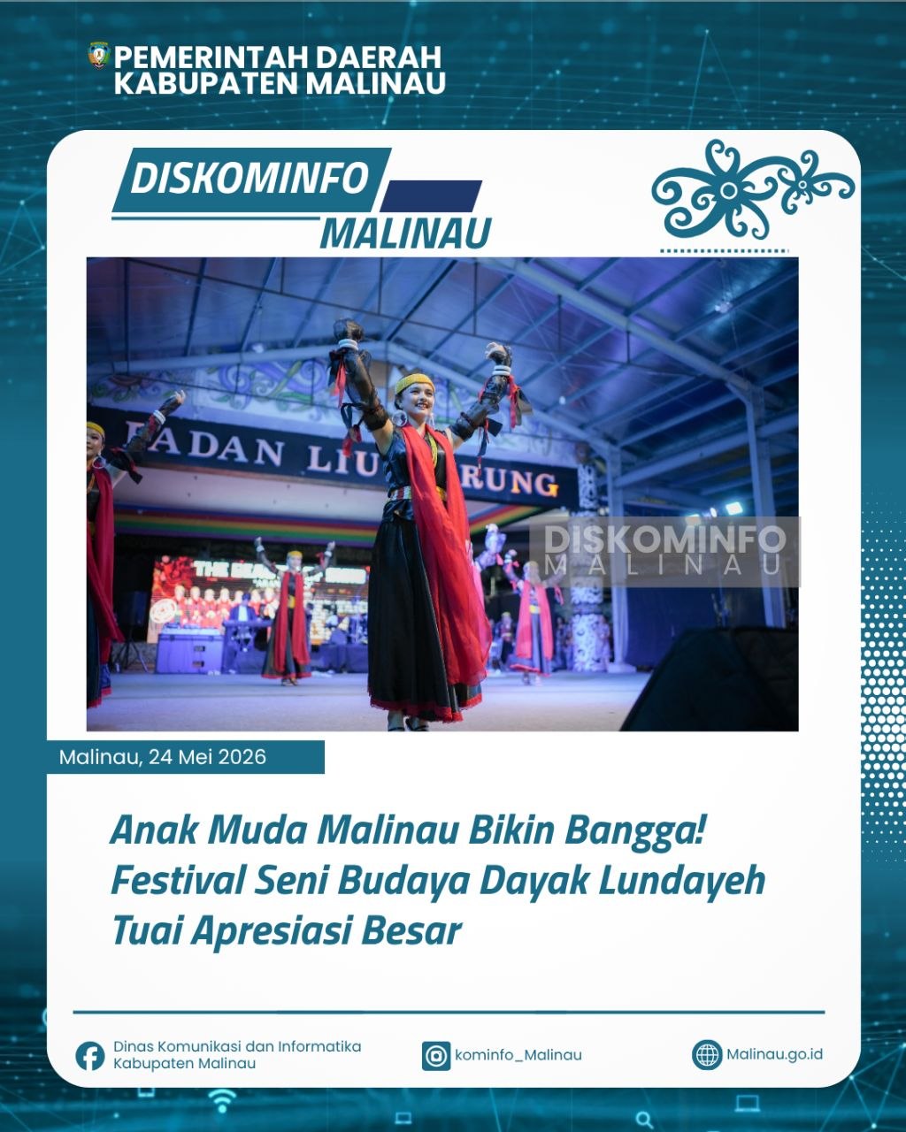 Anak Muda Malinau Bikin Bangga! Festival Dayak Lundayeh Tuai Apresiasi Besar