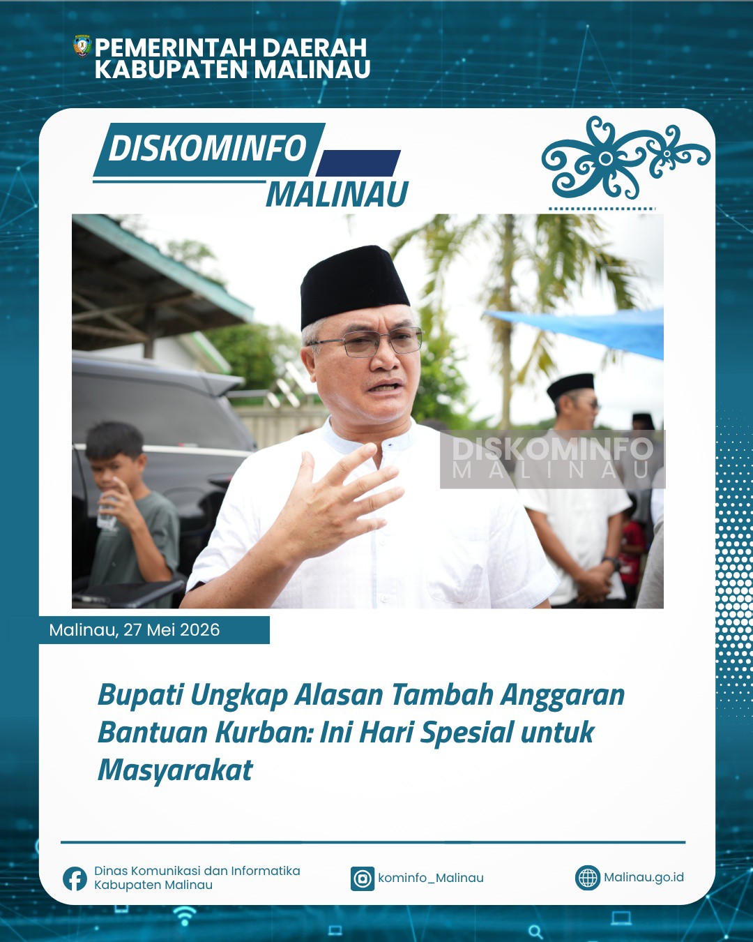 Bupati Ungkap Alasan Tambah Anggaran Bantuan Kurban: Ini Hari Spesial untuk Masyarakat