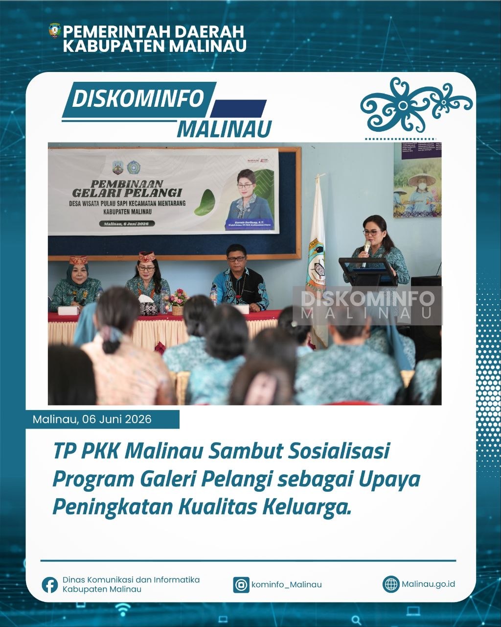 ‎TP PKK Malinau Sambut Sosialisasi Program Galeri Pelangi sebagai Upaya Peningkatan Kualitas Keluarga
