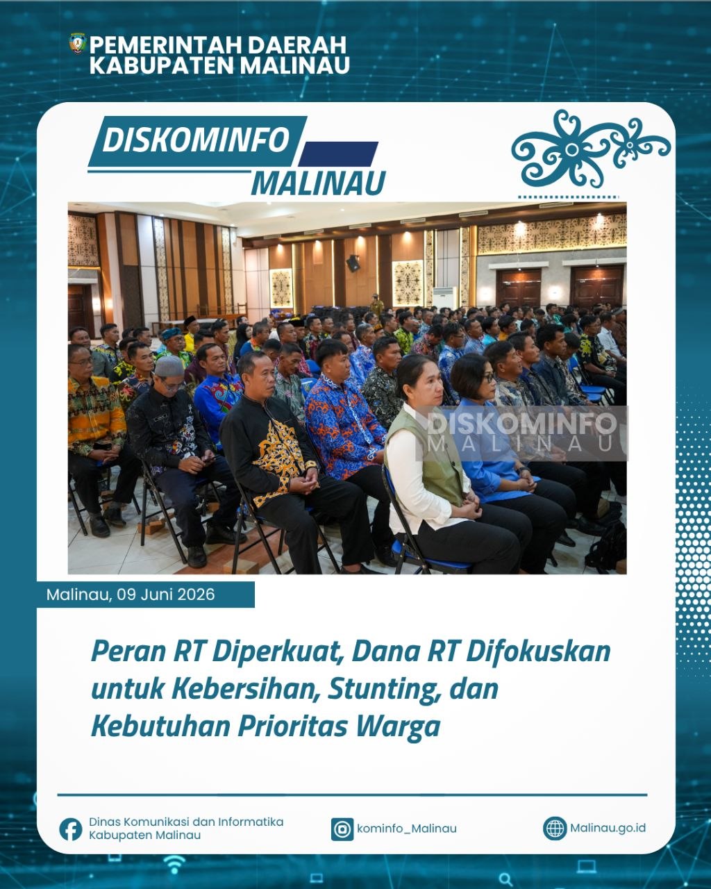 Peran RT Diperkuat, Dana RT Difokuskan untuk Kebersihan, Stunting, dan Kebutuhan Prioritas Warga