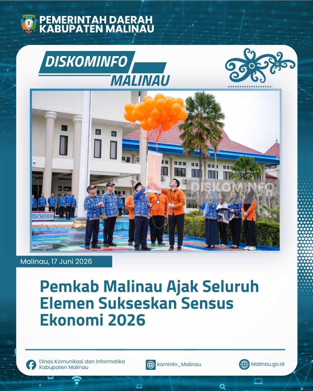 Pemkab Malinau Ajak Seluruh Elemen Sukseskan Sensus Ekonomi 2026