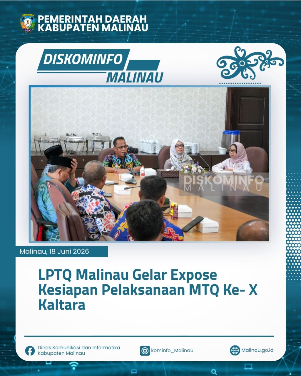 LPTQ Malinau Gelar Expose Kesiapan Pelaksanaan MTQ Ke- X Kaltara